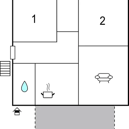 2 Bedroom Gorgeous In アパート *